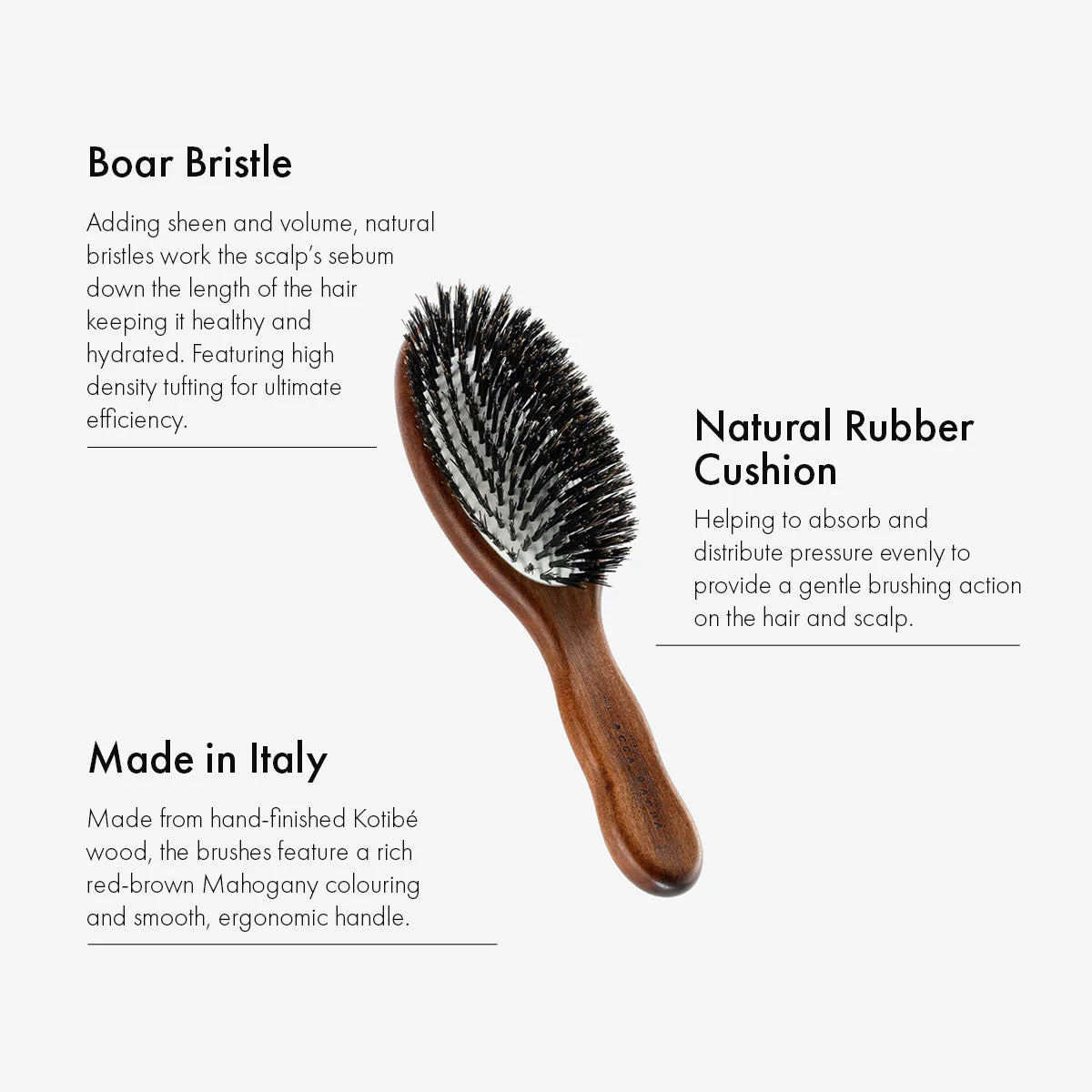 Classic Oval Brush - Pure Bristle - Image 3
