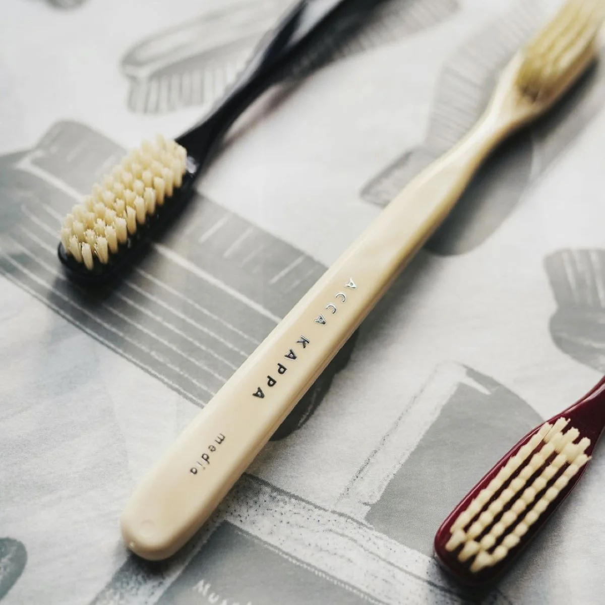 Vintage Toothbrush, Red - Image 3